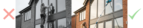Why UK Homeowners Are Trading Ladders for Telescopic Poles (and Saving Hundreds)