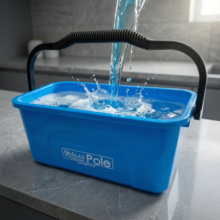 IGAD Pole Window Cleaning Squeegee Bucket 12l