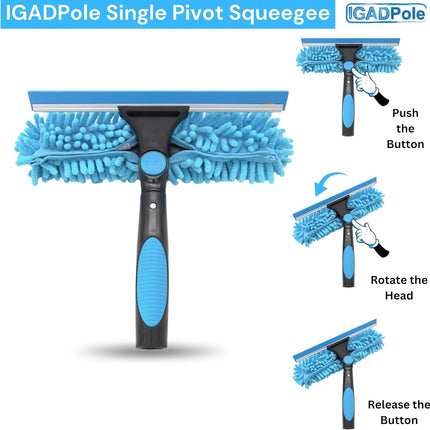 IGADPole Single Pivot 10 inch (25cm) Squeegee