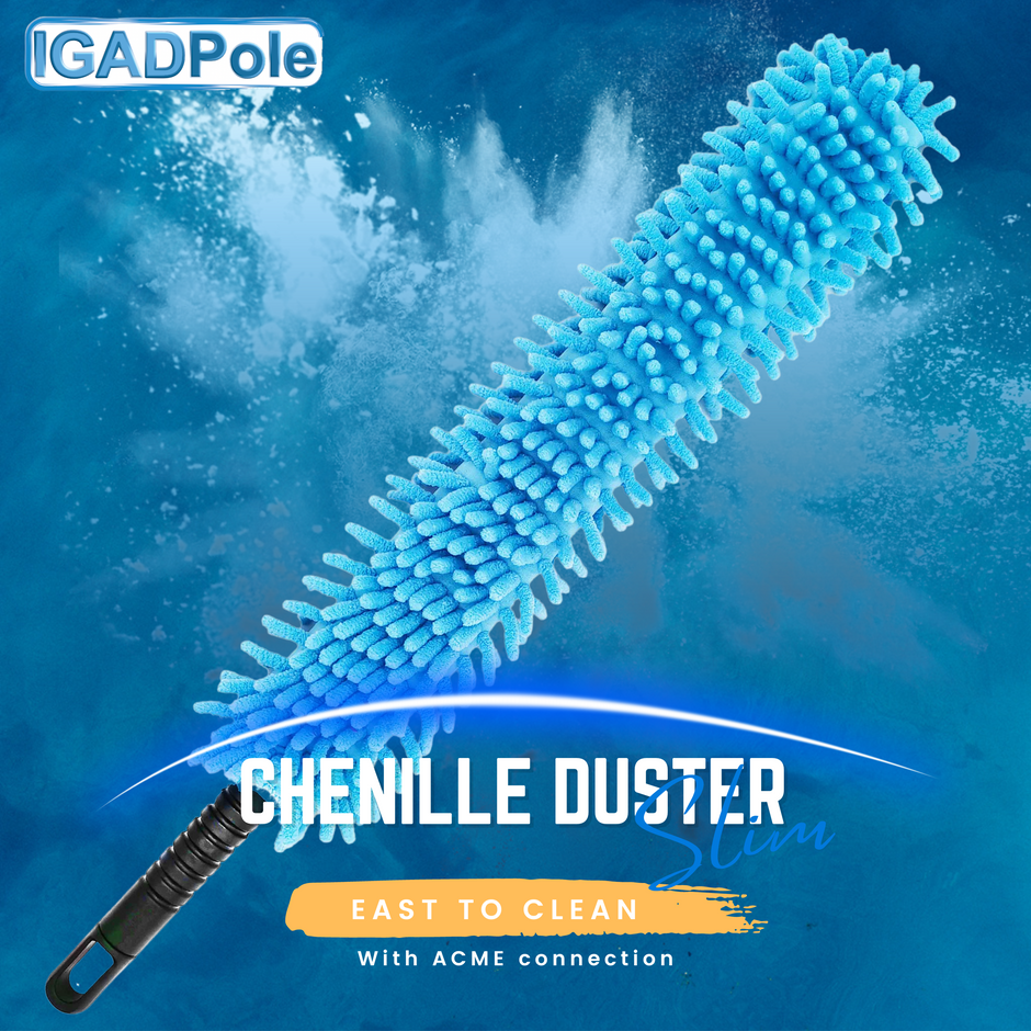 IGADPole Cleaning Kit 3.6 m with Extendable Pole, Squeegee and 3
