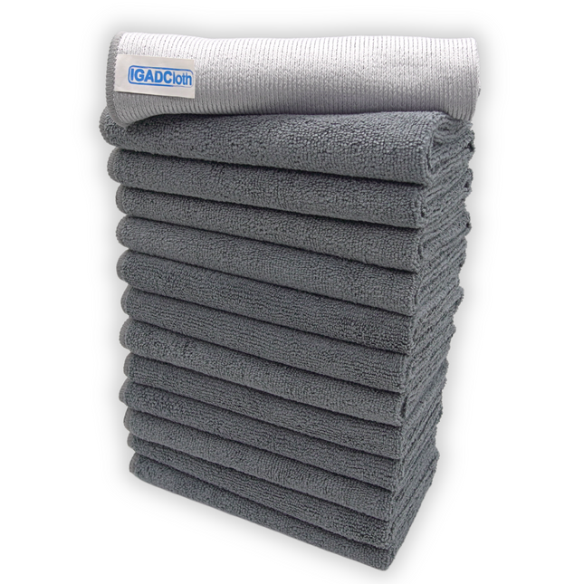 IGADCloth Sets of 12 Microfiber cloths 350gsm 40x40cm