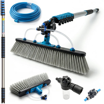 IGAD Solar Panel and Window Cleaning Kit with 7m (24ft) Extendable Pole