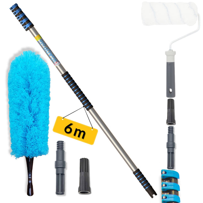 IGADPole – Dust and Cobweb Duster, 6m Telescopic Pole