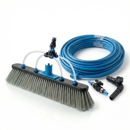 IGAD 40cm (16 Inch) Water-Fed Brush Accessory Kit, Blue, Nylon Blade, Plastic Handle