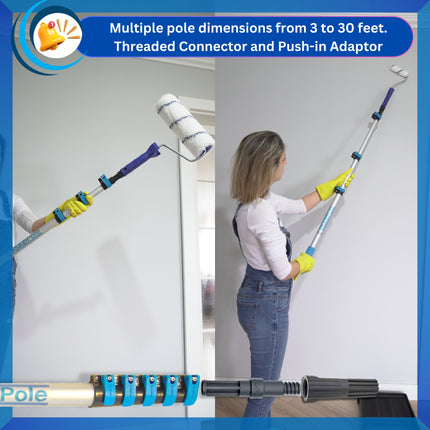 IGADPole – Dust and Cobweb Duster, 7m Telescopic Pole