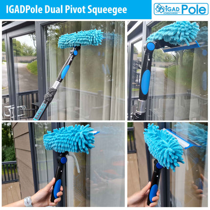 IGADPole Single Pivot 10 inch (25cm) Squeegee